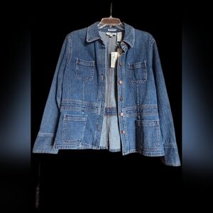 NWT! Jones Sport Women's Stretch Denim Jacket